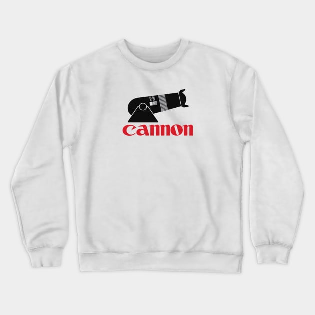 cannon Crewneck Sweatshirt by akirascroll